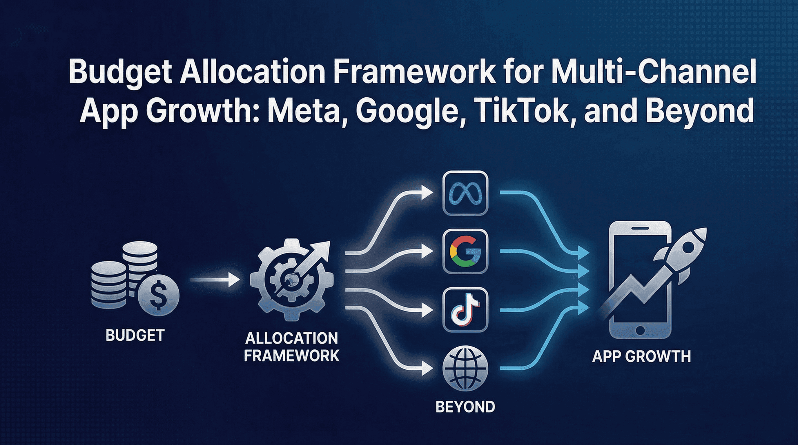 Budget Allocation Framework for Multi-Channel App Growth: Meta, Google, TikTok, and Beyond