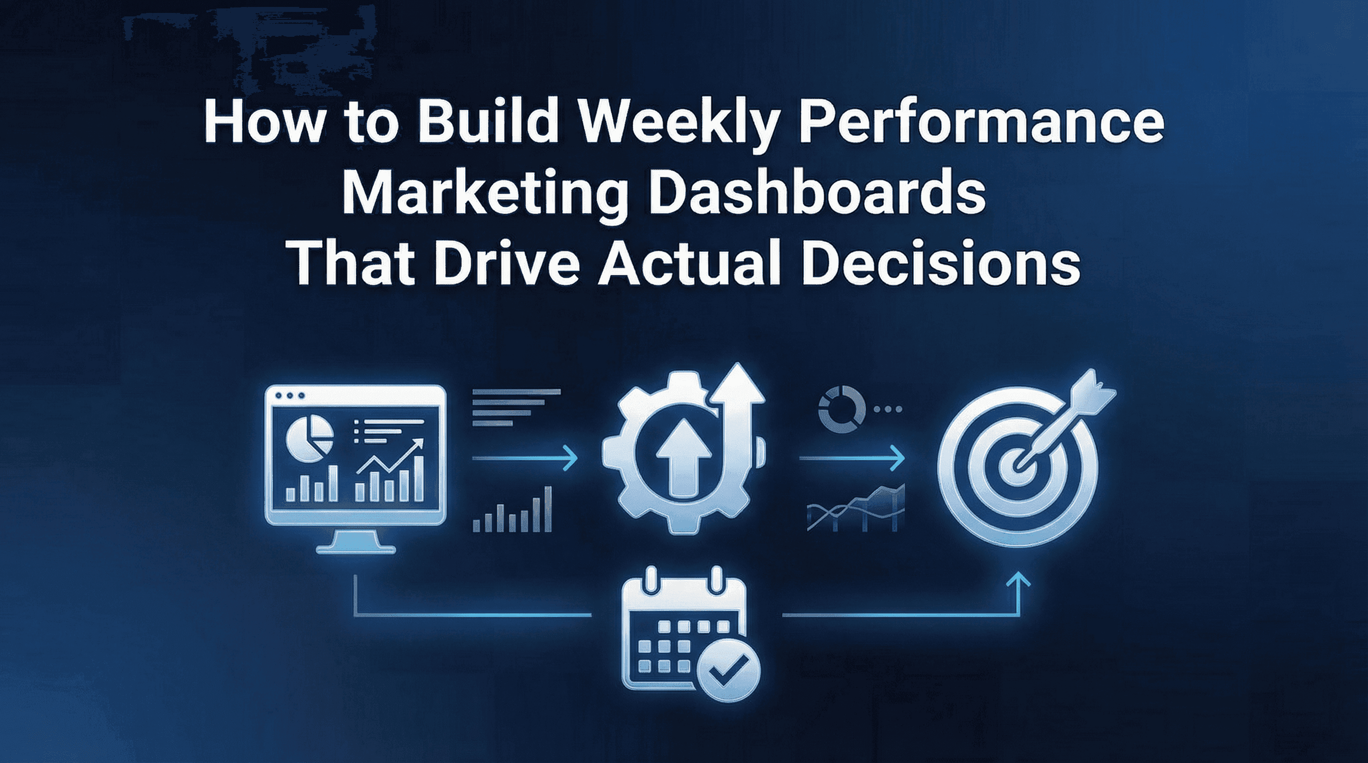 How to Build Weekly Performance Marketing Dashboards That Drive Actual Decisions