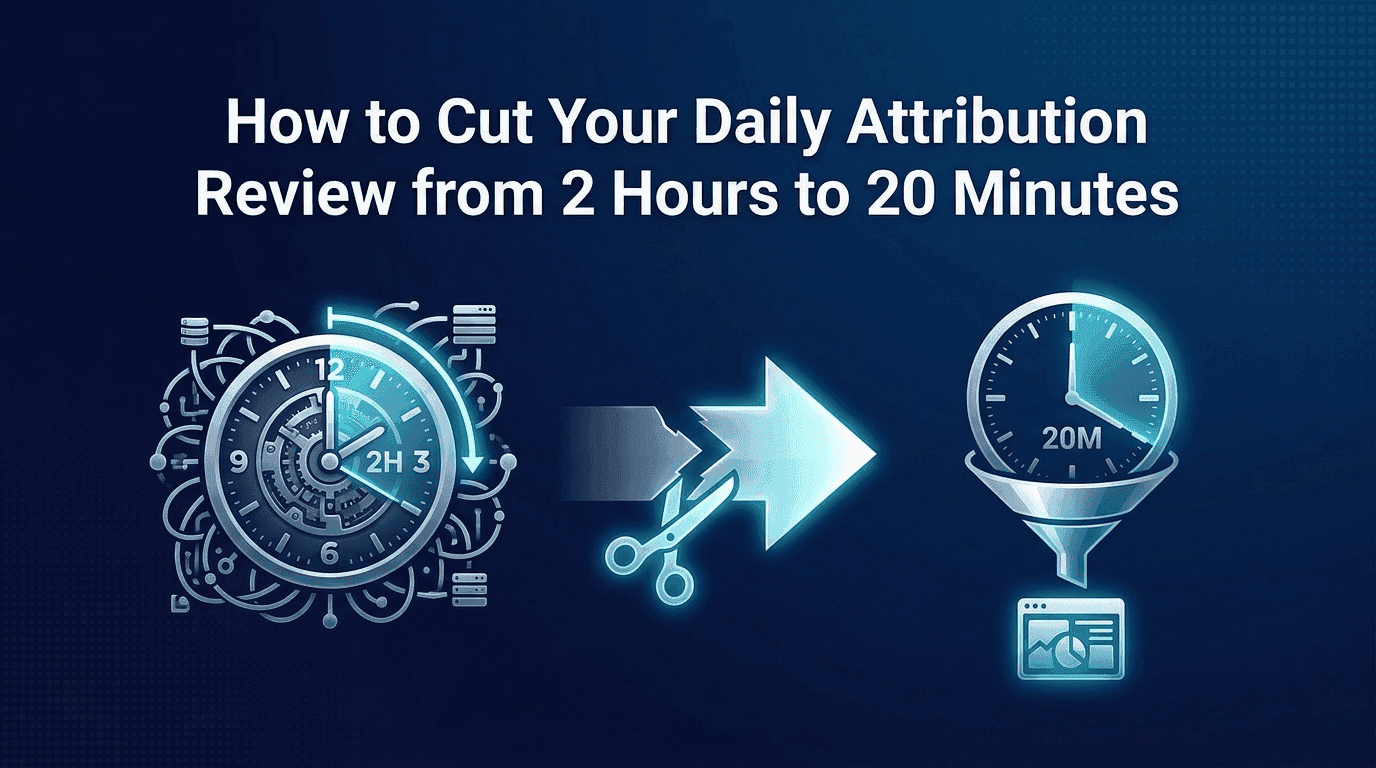 How to Cut Your Daily Attribution Review from 2 Hours to 20 Minutes
