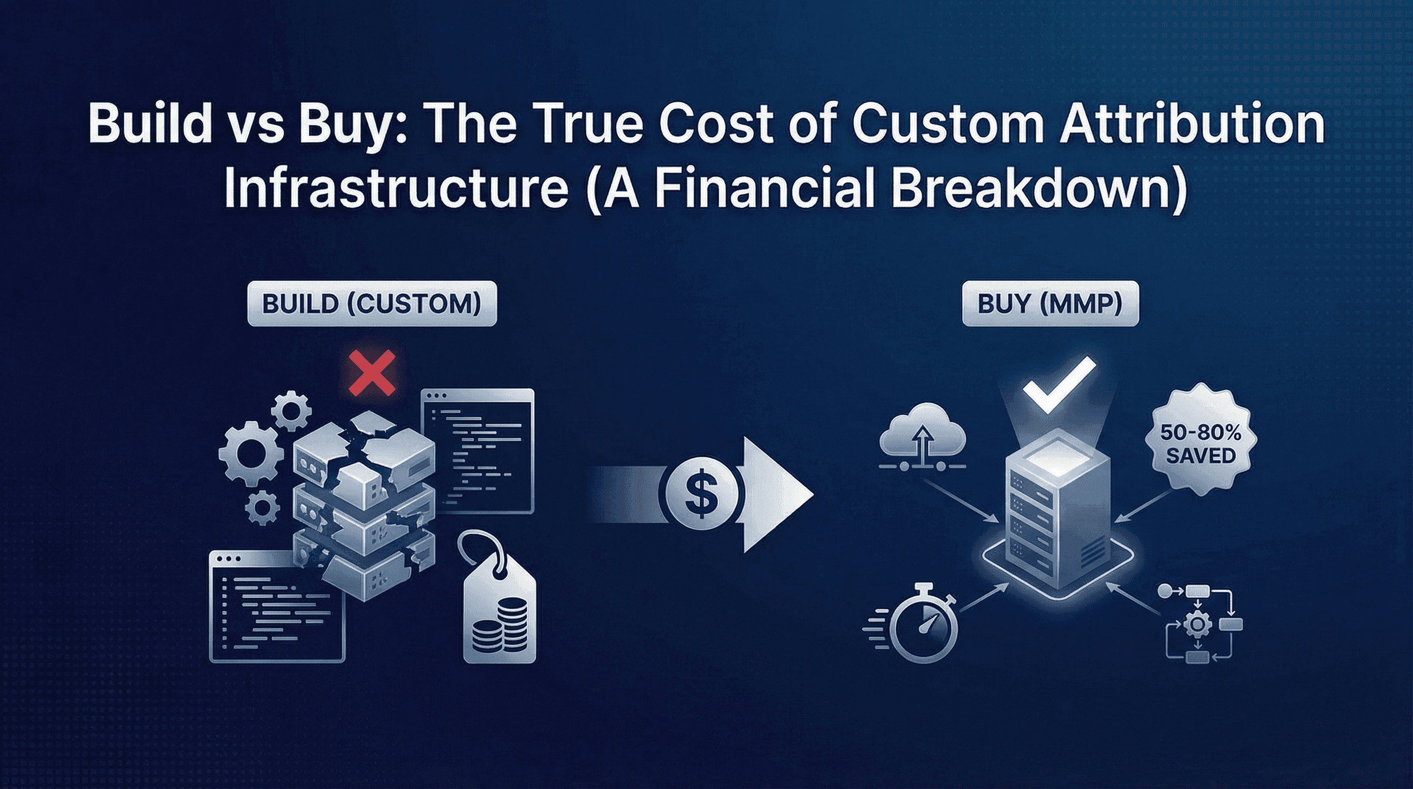 Build vs Buy: The True Cost of Custom Attribution Infrastructure (A Financial Breakdown)