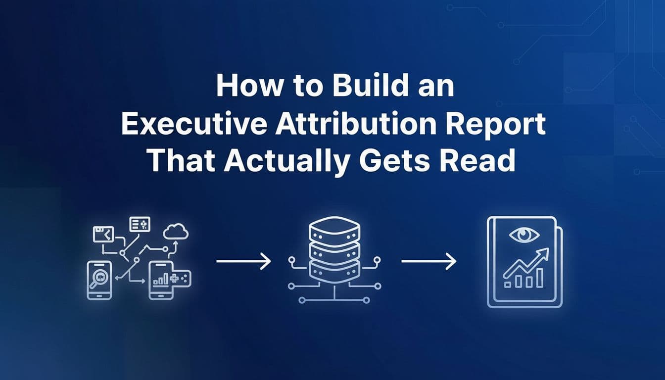 How to Build an Executive Attribution Report That Actually Gets Read