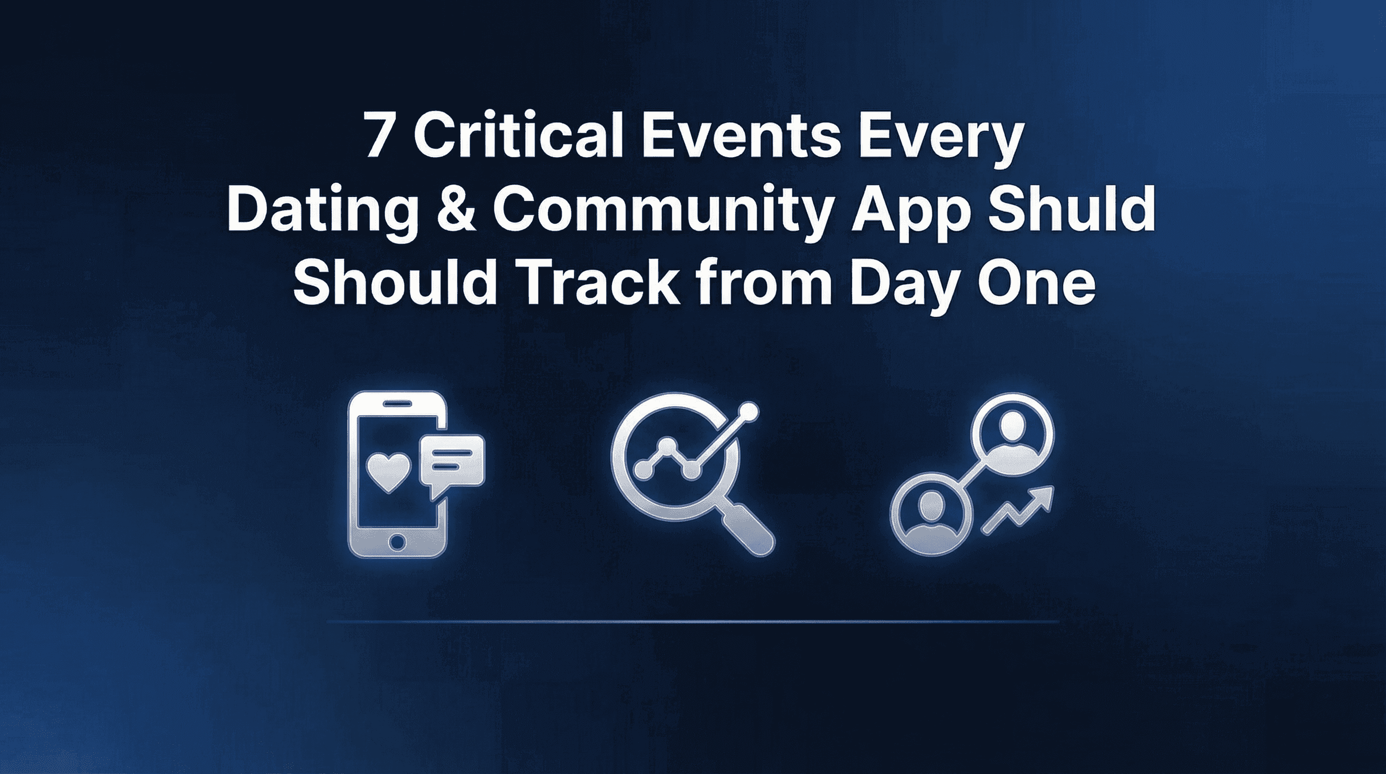 7 Critical Events Every Dating & Community App Should Track from Day One