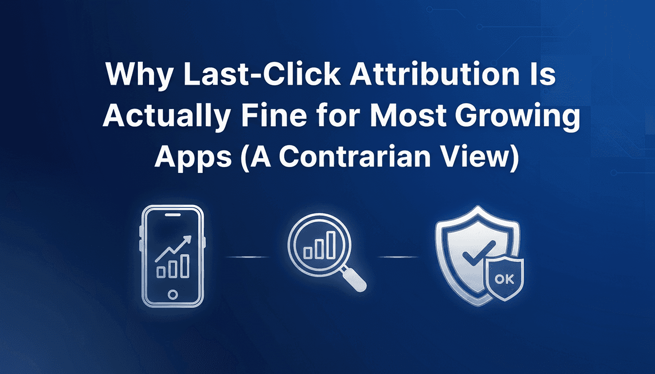 Why Last-Click Attribution Is Actually Fine for Most Growing Apps (A Contrarian View)